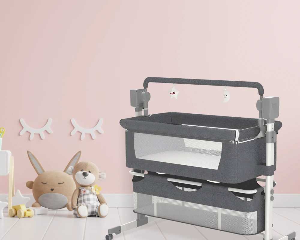 multifunctional convertible crib rocking foldable bassinet